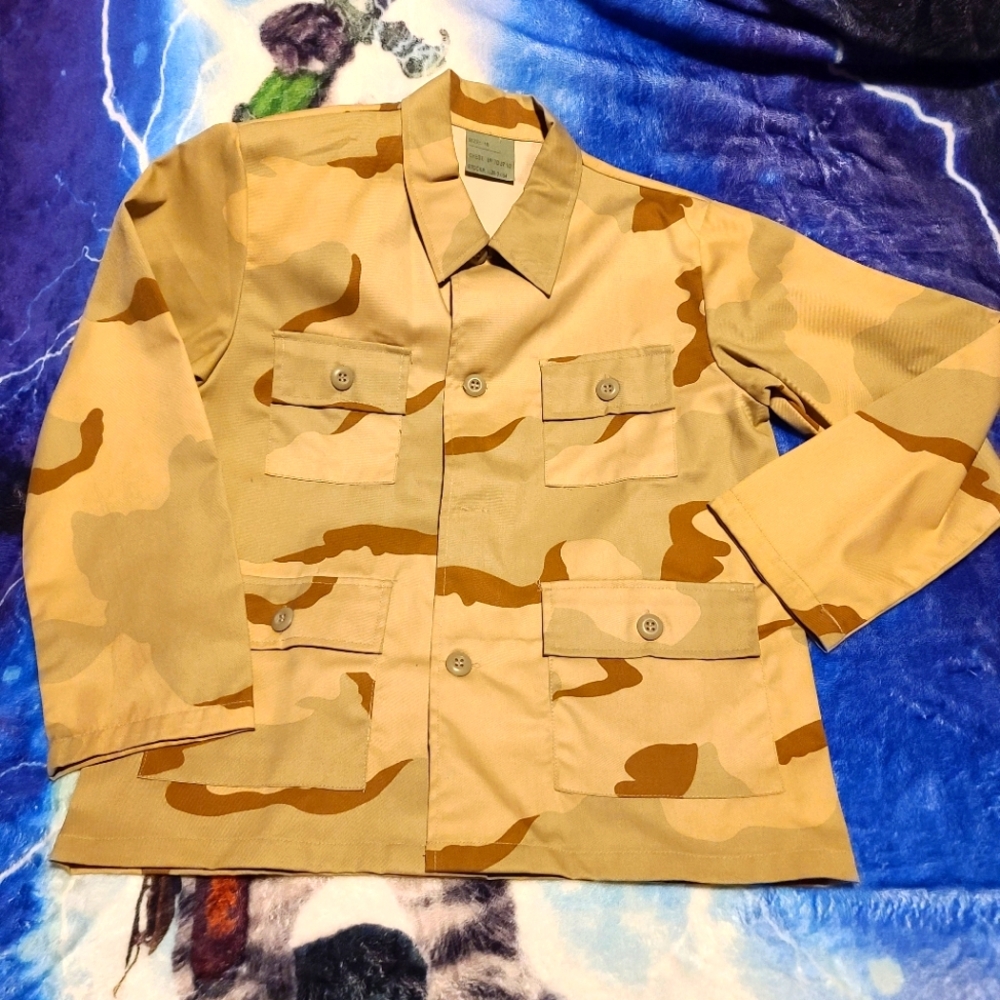Boys army surplus camouflage jacket